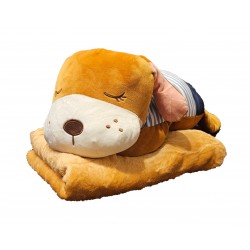 Šuniukas (žaislas - pagalvė su pledu)